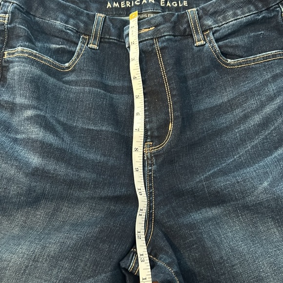 American Eagle High rise skinny jeans. Size 16 long - Picture 4 of 5